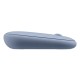 Мышь беспроводная Logitech PEBBLE M350 Blue [910-005598] голубая, оптическая, 1000dpi, 2.4GHz, USB-ресивер, бесшумная, под обе руки