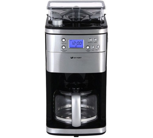 Кофеварка капельная Kitfort КТ-705 1000Вт серебристый