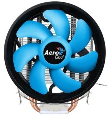 Устройство охлаждения(кулер) Aerocool Verkho 2 Plus Soc-FM2+/AM2+/AM3+/AM4/1150/1151/1155 4-pin 18-27dB Al+Cu 115W 444gr Ret