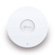TP-Link EAP633, AX1800 Потолочная двухдиапазонная точка доступа Wi-Fi 6, 1 гиг. порт RJ45, до 574 Мбит/с на 2,4 ГГц + до 1201 Мбит/с на 5 ГГц, PoE 802.3at, 2 встр.антенны, MU-MIMO, БП нет в комплекте (EAP613)