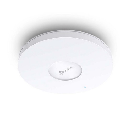 TP-Link EAP633, AX1800 Потолочная двухдиапазонная точка доступа Wi-Fi 6, 1 гиг. порт RJ45, до 574 Мбит/с на 2,4 ГГц + до 1201 Мбит/с на 5 ГГц, PoE 802.3at, 2 встр.антенны, MU-MIMO, БП нет в комплекте (EAP613)