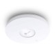TP-Link EAP633, AX1800 Потолочная двухдиапазонная точка доступа Wi-Fi 6, 1 гиг. порт RJ45, до 574 Мбит/с на 2,4 ГГц + до 1201 Мбит/с на 5 ГГц, PoE 802.3at, 2 встр.антенны, MU-MIMO, БП нет в комплекте (EAP613)