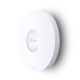 TP-Link EAP633, AX1800 Потолочная двухдиапазонная точка доступа Wi-Fi 6, 1 гиг. порт RJ45, до 574 Мбит/с на 2,4 ГГц + до 1201 Мбит/с на 5 ГГц, PoE 802.3at, 2 встр.антенны, MU-MIMO, БП нет в комплекте (EAP613)