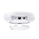 TP-Link EAP633, AX1800 Потолочная двухдиапазонная точка доступа Wi-Fi 6, 1 гиг. порт RJ45, до 574 Мбит/с на 2,4 ГГц + до 1201 Мбит/с на 5 ГГц, PoE 802.3at, 2 встр.антенны, MU-MIMO, БП нет в комплекте (EAP613)