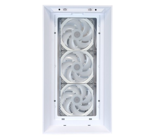 "Lagrange" ATX, White, FANS: 120mm ARGB: 3 Top + 1 Rear + HUB. Drive bay int: 3x3,5" + 3x2,5". 2xUSB3.0+1xUSB-C, Audio I/O, Up to 14x120mm Fans, GPU up to 425mm, PSU max 270mm, CPU cooler up to 190mm, SPCC 1,0mm metal, 4mm TG side pane "Lagrange" ATX, White, FANS: 120mm ARGB: 3 Top + 1 Rear + HUB. Drive bay int: 3x3,5" + 3x2,5". 2xUSB3.0+1xUSB-C, Audio I/O, Up to 14x120mm Fans, GPU up to 425mm, PSU max 270mm, CPU cooler up to 190mm, SPCC 1,0mm metal, 4mm TG side pane