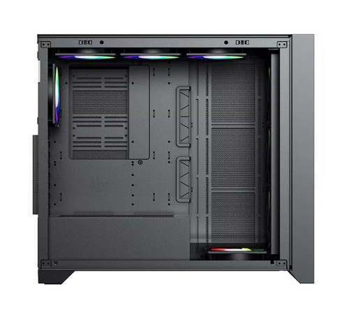 "Lagrange" ATX, Black, W/O Fans, Drive bay int: 3x3,5" + 3x2,5". 2xUSB3.0+1xUSB-C, Audio I/O, Up to 14x120mm Fans, GPU up to 425mm, PSU max 270mm, CPU cooler up to 190mm, SPCC 1,0mm metal, 4mm TG side panel.