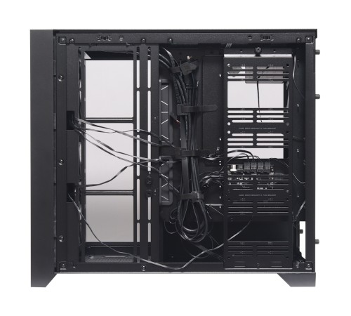 "Lagrange" ATX, Black, FANS: 120mm ARGB: 3 Top + 1 Rear + HUB. Drive bay int: 3x3,5" + 3x2,5". 2xUSB3.0+1xUSB-C, Audio I/O, Up to 14x120mm Fans, GPU up to 425mm, PSU max 270mm, CPU cooler up to 190mm, SPCC 1,0mm metal, 4mm TG side pane "Lagrange" ATX, Black, FANS: 120mm ARGB: 3 Top + 1 Rear + HUB. Drive bay int: 3x3,5" + 3x2,5". 2xUSB3.0+1xUSB-C, Audio I/O, Up to 14x120mm Fans, GPU up to 425mm, PSU max 270mm, CPU cooler up to 190mm, SPCC 1,0mm metal, 4mm TG side pane