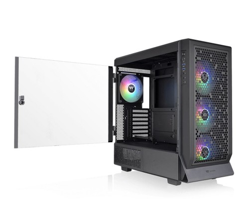 Корпус Thermaltake Ceres 500 TG ARGB черный без БП ATX 4x140mm 2xUSB3.0 1xUSB3.1 audio bott PSU