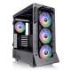Корпус Thermaltake Ceres 500 TG ARGB черный без БП ATX 4x140mm 2xUSB3.0 1xUSB3.1 audio bott PSU