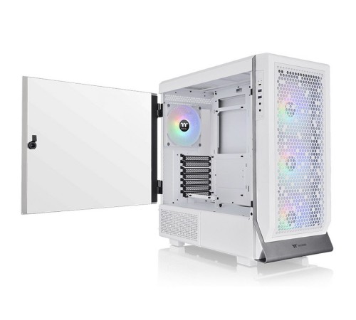 Корпус Thermaltake Ceres 500 TG ARGB белый без БП ATX 4x140mm 2xUSB3.0 1xUSB3.1 audio bott PSU