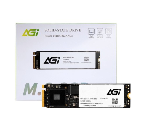 Жесткий диск SSD AGI 1000Gb M.2 2280 PCI Express [AGI1T0G44AI838]