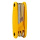 Ключи Deli Набор складных шестигранных ключей «TORX" Deli DL234308 размеры T9,T10,T15,T20,T25,T27,T30,T40, пластиковый держатель