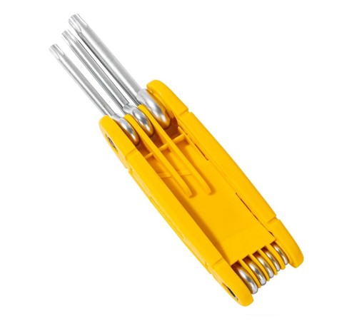 Ключи Deli Набор складных шестигранных ключей «TORX" Deli DL234308 размеры T9,T10,T15,T20,T25,T27,T30,T40, пластиковый держатель Ключи Deli Набор складных шестигранных ключей «TORX" Deli DL234308 размеры T9,T10,T15,T20,T25,T27,T30,T40, пластиковый держатель
