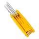 Ключи Deli Набор складных шестигранных ключей «TORX" Deli DL234308 размеры T9,T10,T15,T20,T25,T27,T30,T40, пластиковый держатель