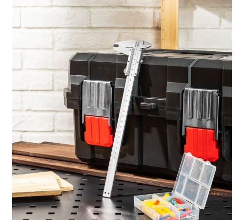 Измерительный и разметочный инструмент Deli Штангенциркуль Deli DL92200 200мм, метрическая шкала