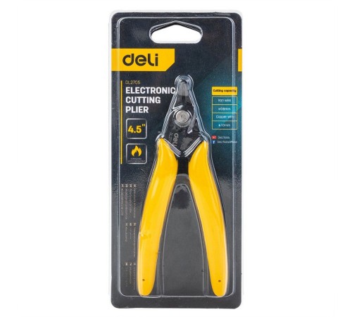 Кусачки Deli DL2705  130мм, сталь CrV, пластиковая ручка