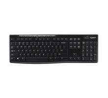 Клавиатура беспроводная Logitech K270 ЛАТИНИЦА (приемник Unifying, 2 батарейки AAA) (арт. 920-003058, M/N: Y-R0015 / C-U0007)