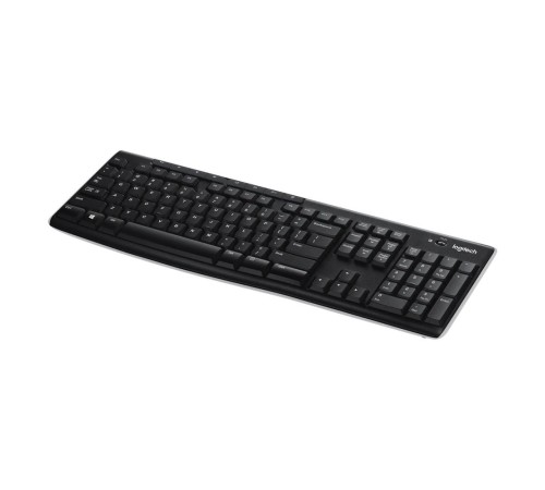 Клавиатура беспроводная Logitech K270 ЛАТИНИЦА (приемник Unifying, 2 батарейки AAA) (арт. 920-003058, M/N: Y-R0015 / C-U0007)