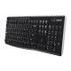 Клавиатура беспроводная Logitech K270 ЛАТИНИЦА (приемник Unifying, 2 батарейки AAA) (арт. 920-003058, M/N: Y-R0015 / C-U0007)