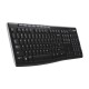 Клавиатура беспроводная Logitech K270 ЛАТИНИЦА (приемник Unifying, 2 батарейки AAA) (арт. 920-003058, M/N: Y-R0015 / C-U0007)