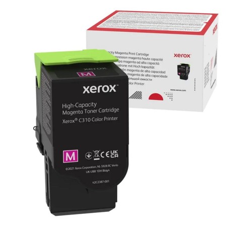 Пурпурный картридж с тонером емкости (5 500 страниц) Xerox C310/C315 Xerox Toner Magenta (006R04366)