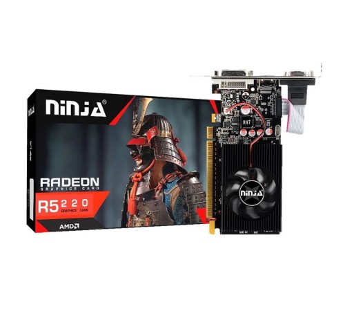Видеокарта Ninja (Sinotex) AMD R5 220 650 1024 800 64 RTL [AFR522013F]