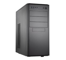 Case Foxline FL-886-FL500S-U32 ATX case, black, w/PSU 500W 12cm, w/2xUSB3.0, w/ pwr cord, w/o FAN