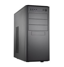 Case Foxline FL-886-FL500S-U32 ATX case, black, w/PSU 500W 12cm, w/2xUSB3.0, w/ pwr cord, w/o FAN