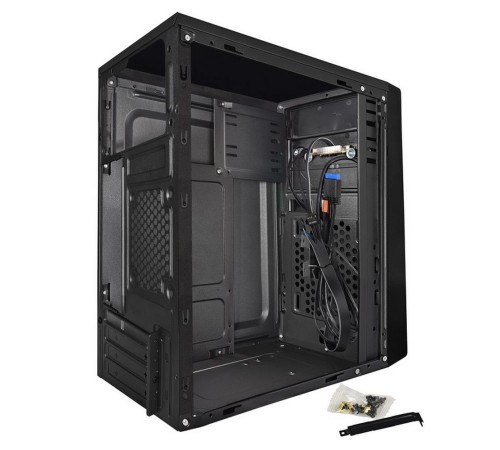 Корпус Minitower ExeGate BAA-107U-AAA350 (mATX, БП AAA350 с вент. 8см, 1*USB+2*USB3.0, аудио, черный