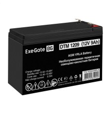 Exegate ES252438RUS Аккумуляторная батарея DTM 1209 (12V 9Ah, клеммы F1)