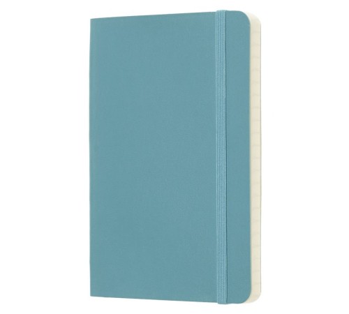 Блокнот Moleskine CLASSIC SOFT QP611B35 Pocket 90x140мм 192стр. линейка мягкая обложка голубой