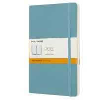 Блокнот Moleskine CLASSIC SOFT QP616B35 Large 130х210мм 192стр. линейка мягкая обложка голубой