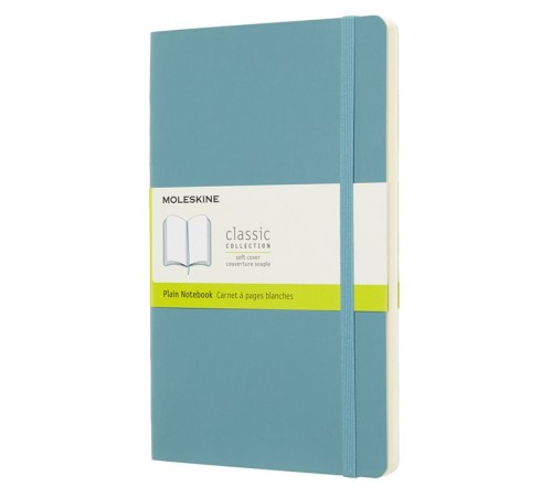 Блокнот Moleskine CLASSIC SOFT QP618B35 Large 130х210мм 192стр. нелинованный мягкая обложка голубой Блокнот Moleskine CLASSIC SOFT QP618B35 Large 130х210мм 192стр. нелинованный мягкая обложка голубой
