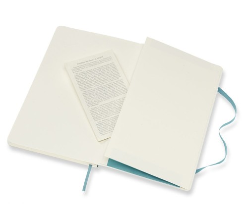 Блокнот Moleskine CLASSIC SOFT QP618B35 Large 130х210мм 192стр. нелинованный мягкая обложка голубой Блокнот Moleskine CLASSIC SOFT QP618B35 Large 130х210мм 192стр. нелинованный мягкая обложка голубой