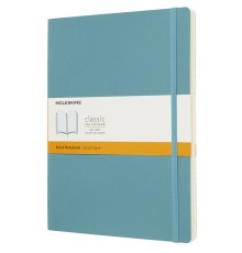 Блокнот Moleskine CLASSIC SOFT QP621B35 XLarge 190х250мм 192стр. линейка мягкая обложка голубой