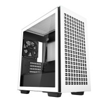 Корпус MiniTower DeepCool CH370 WH белый без БП mATX TG window 1x120mm fan (R-CH370-WHNAM1-G-1)
