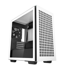 Корпус MiniTower DeepCool CH370 WH белый без БП mATX TG window 1x120mm fan (R-CH370-WHNAM1-G-1)