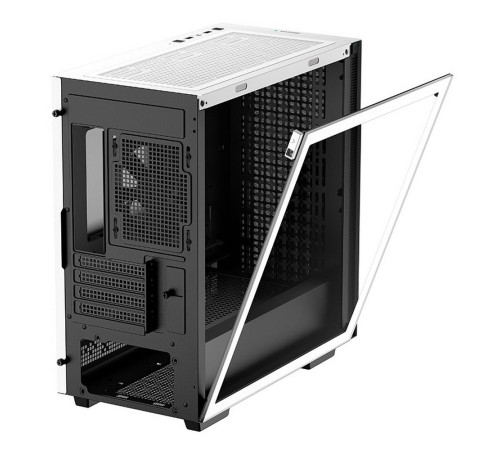 Корпус MiniTower DeepCool CH370 WH белый без БП mATX TG window 1x120mm fan (R-CH370-WHNAM1-G-1)
