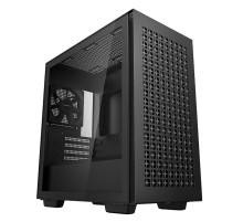Корпус MiniTower DeepCool CH370 черный без БП mATX TG window 1x120mm fan (R-CH370-BKNAM1-G-1)