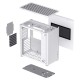 Корпус JONSBO D40 White без БП, боковая панель из закаленного стекла, mini-ITX, micro-ATX, ATX, бел.