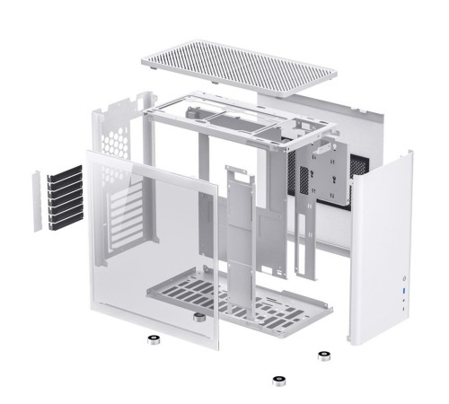 Корпус JONSBO D40 White без БП, боковая панель из закаленного стекла, mini-ITX, micro-ATX, ATX, бел. Корпус JONSBO D40 White без БП, боковая панель из закаленного стекла, mini-ITX, micro-ATX, ATX, бел.