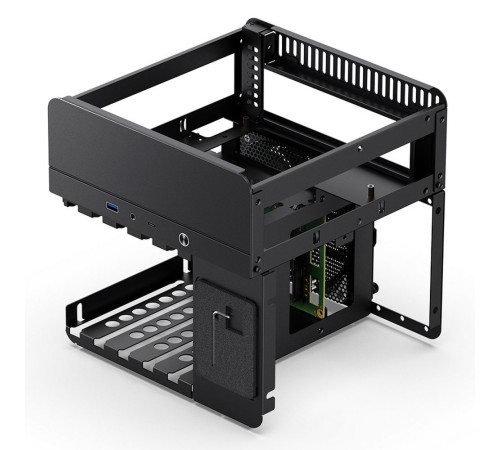 Корпус JONSBO N2 Black без БП, mini-ITX, SFX, черный