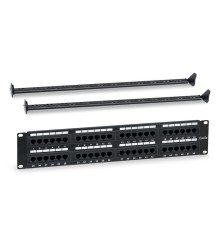 Патч-панель Hyperline WRLine WR-PL-48-C5E-D 19" 2U 48xRJ45 кат.5e