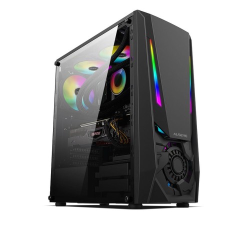 Корпус ALSEYE Reactor-B Mini-ITX/Micro ATX/ATX, USB2.0*2+HD Audio+USB3.0*1 USB2.0*2+HD Audio+USB3.0*1