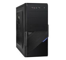 Корпус Minitower ExeGate BA-201 (mATX, без БП, 2*USB, аудио, черный)