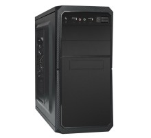 Корпус Minitower ExeGate BA-202 (mATX, без БП, 2*USB, аудио, черный)