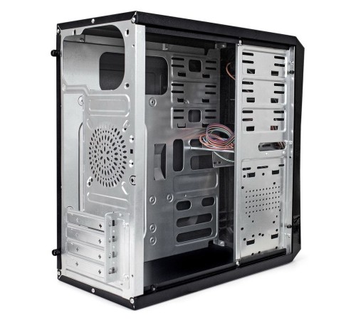 Корпус Minitower ExeGate BA-202 (mATX, без БП, 2*USB, аудио, черный)