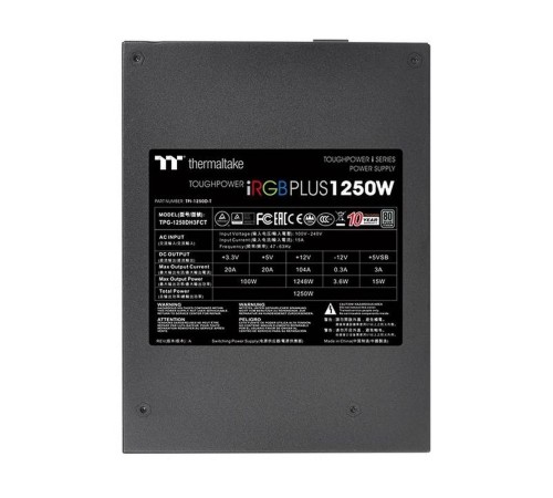 Блок питания Thermaltake [PS-TPI-1250F3FDTE-1]