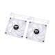 CT120 ARGB PC Cooling Fan White 2 Pack Fan/12025/PWM 500~2000 RPM/ARGB MB Sync/White