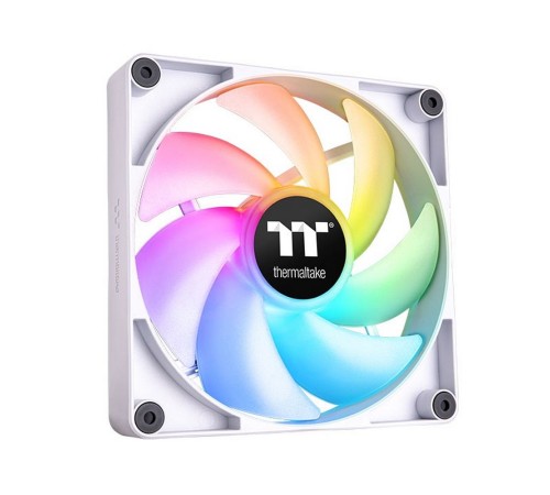 CT120 ARGB PC Cooling Fan White 2 Pack Fan/12025/PWM 500~2000 RPM/ARGB MB Sync/White